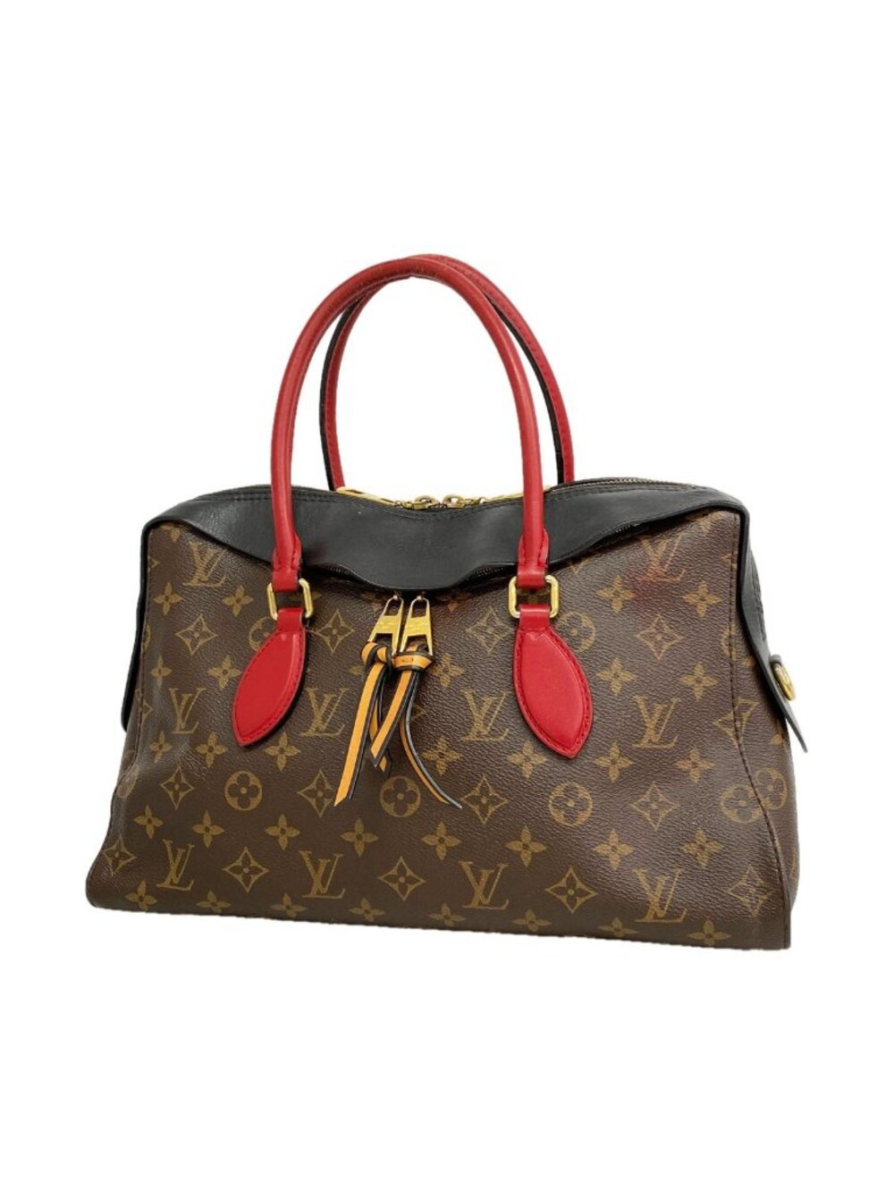 Louis Vuitton Handbag Monogram Tuileries Tote Brown Noir